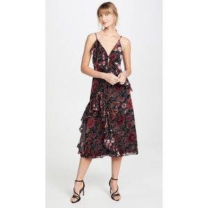 Jill Jill Stuart Velvet Devore Dress